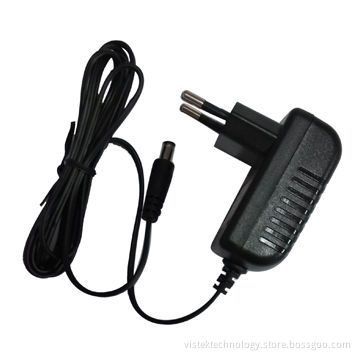 9V500mA AC/DC switching adapters with EU plug and certifications